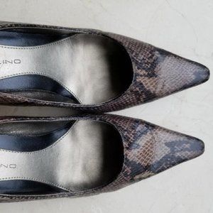 BANDOLINO Women's Snake Python Print Heels (SIZE 7)
